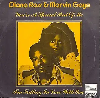Обложка сингла Дайаны Росс и Марвина Гэя «You’re a Special Part of Me» (1973)
