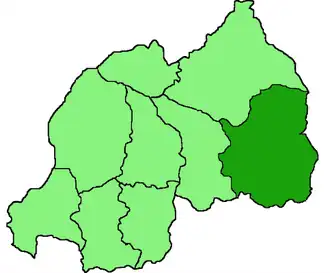 Карта епархии Кибунго