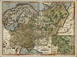 Russia, Меркатор, 1595