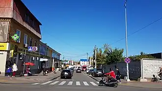 начало Рыночной улицы — вид со стороны Ремесленной улицы