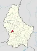 Расположение коммуны на карте Люксембурга