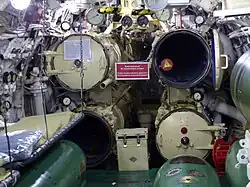 1-й&nbsp;— носовой торпедный отсек