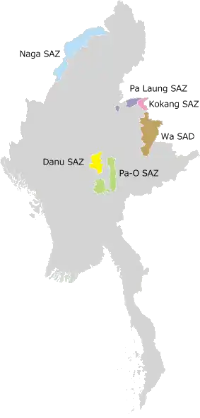 Пао (самоуправляемая зона) на карте