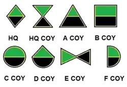 Тактические обозначения рот Сухопутных войск ЮАР