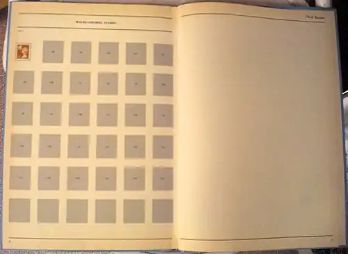 Страница для марок Уэльса десятичных номиналов