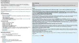 Скриншот программы SLinCA@Home