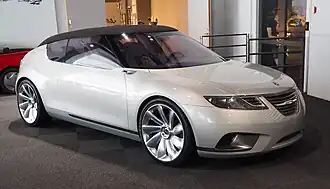 Saab 9-X Air в Музее автомобилей Saab