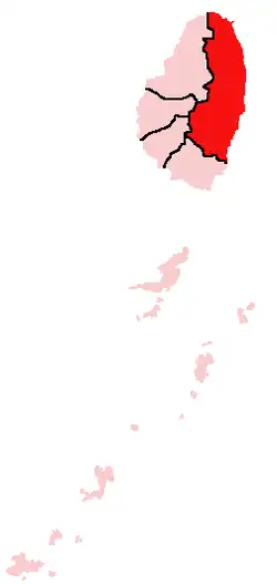 Приход Шарлотта на карте