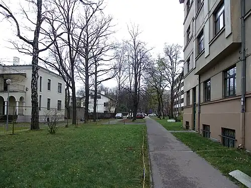 Участок между ул.Калнциема и Кристапа