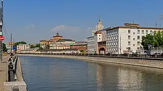 Водоотводный канал у Садовнической набережной в 2015 году