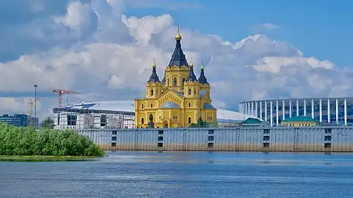 Вид из акватории Стрелки