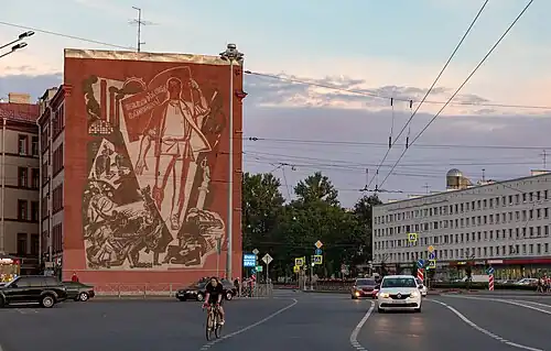 Доходный дом Гордзялковских. Панно