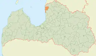 Салацгривский волость на карте