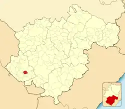 Расположение муниципалитета на карте провинции