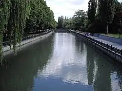 Река Салгир в черте города