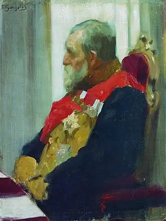 Б. М. Кустодиев. Пётр Саломон. Около 1902–1903