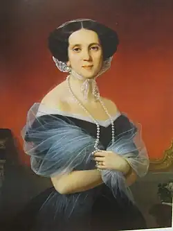 Портрет княгини Елизаветы Павловны Салтыковой (1802—1863), урожденной графини Строгановой