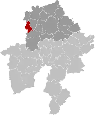 Расположение муниципалитета на карте провинции
