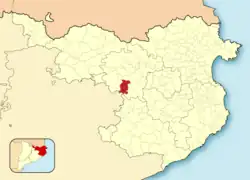 Расположение муниципалитета на карте провинции