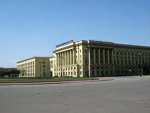 Головной офис на площади Растрелли