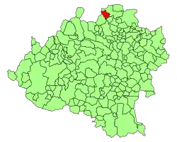Расположение муниципалитета на карте провинции