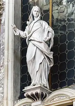 Скульптура в интерьере церкви Скальци, Венеция.