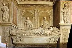 Надгробие кардинала Алена де Кётиви. 1474. Церковь Санта-Прасседе, Рим