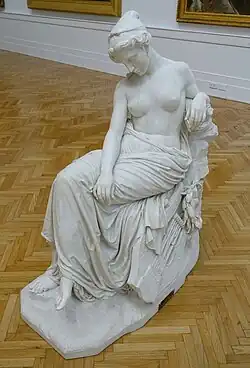 Сафо. 1857—1861. Мрамор. Национальная галерея современного искусства, Рим