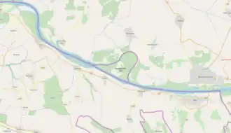 Карта региона с границей, проведённой по хорватскому варианту