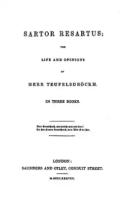 Титульный лист первого британского издания. Лондон, 1838