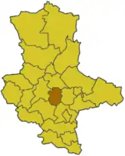 Бернбург на карте