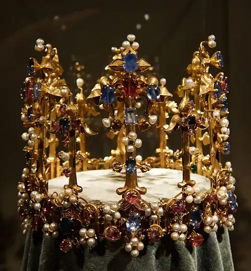 сведебная корона принцессы Бланки Английской