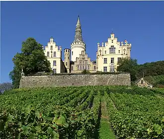 Вид замка с южной стороны