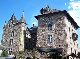 Вид замка с северной стороны