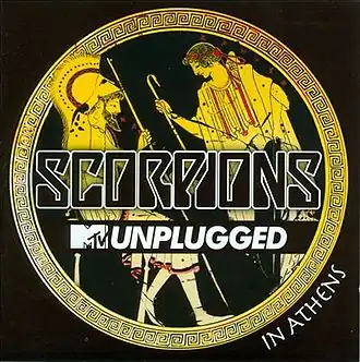 Обложка альбома Scorpions «MTV Unplugged – Live&nbsp;in&nbsp;Athens» (2013)