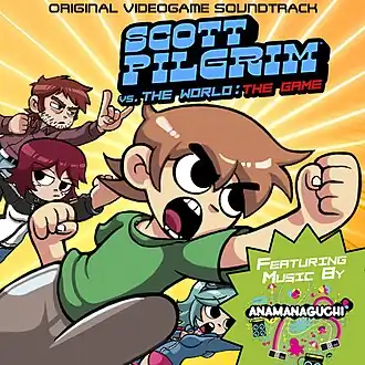 Обложка альбома Anamanaguchi «Scott Pilgrim vs. the World: The Game – Original Videogame Soundtrack» (2010)