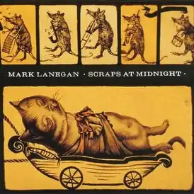 Обложка альбома Марка Ланегана «Scraps at Midnight» (1998)