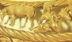 Овца и скиф с амфорой