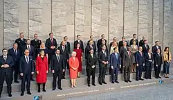 Госсекретарь Рубио с министрами иностранных дел стран НАТО в Брюсселе.