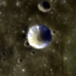 Снимок зонда Clementine.