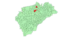 Расположение муниципалитета на карте провинции