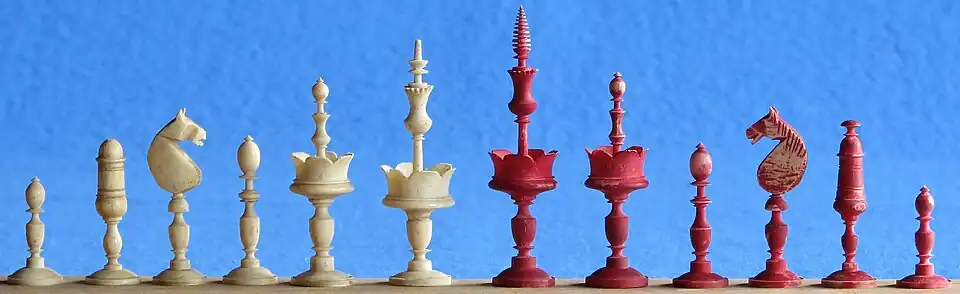 Неизвестный мастер, Германия, около 1800. Лунные шахматы