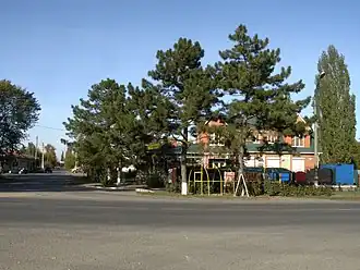 Перекрёсток улиц Авилова и Зелёного переулка, 2018 год