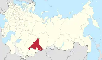 Семипалатинская область на карте