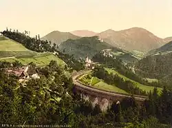 Земмерингская дорога в конце XIX века