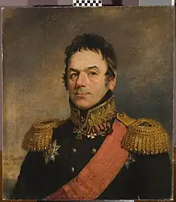 Дж. Доу. «Портрет адмирала С. И. Миницкого». 1828 год. Холст, масло; 71 × 63 см. Новгородский государственный объединенный музей-заповедник