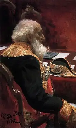 На картине Репина