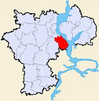 Сенгилеевский район на карте