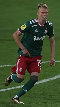 В матче за «Локомотив» в 2021 г.