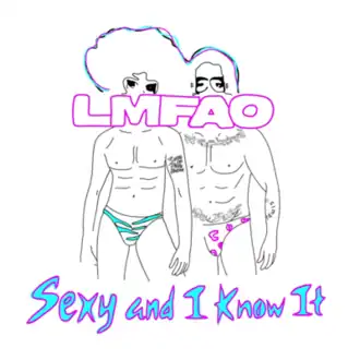 Обложка сингла LMFAO «Sexy and I Know It» (2011)
